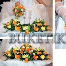 Композиция из роз 2 в 1 №44