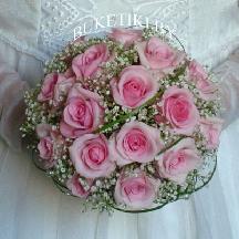 Букт из розовой розы №20